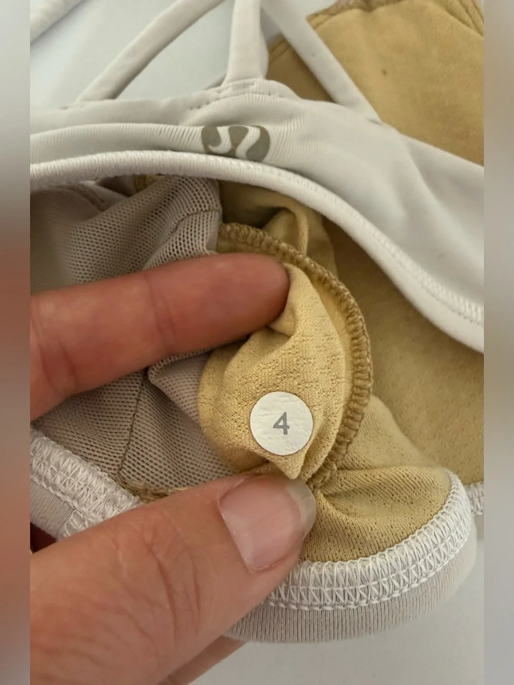 Lululemon Free To Be Bra - Crisp White - Size 4